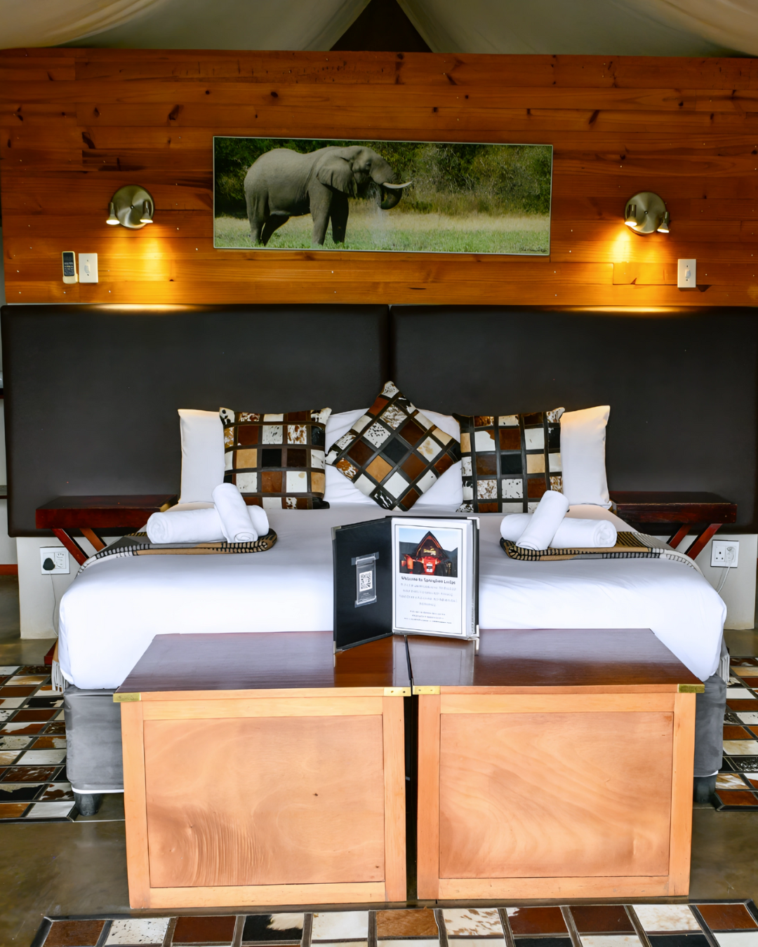 Tented safari suites